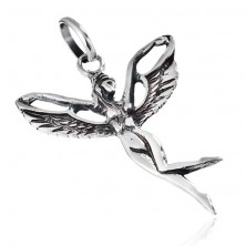 Pendant made of 925 silver - fairy with wings