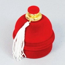 Ring gift box - red velvet flacon