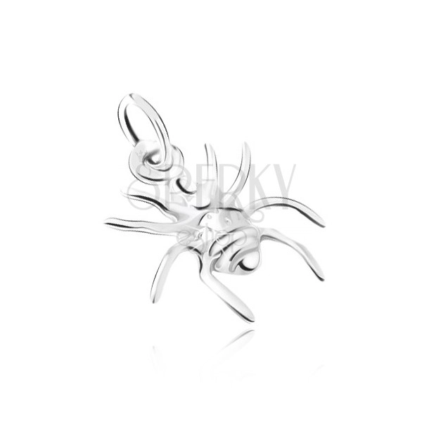 Silver 925 pendant, spider