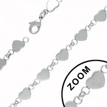 Heart-link steel chain