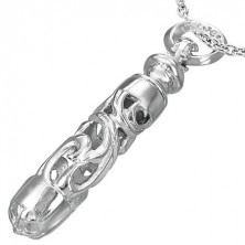Stainless steel ornamental tube pendant