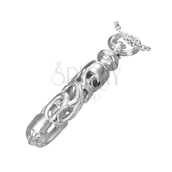 Stainless steel ornamental tube pendant