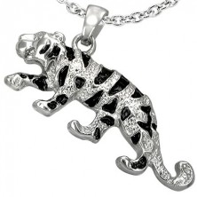 Stainless steel pendant - tiger