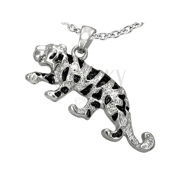 Stainless steel pendant - tiger