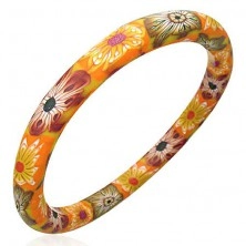 Fimo bracelet - autumn pattern