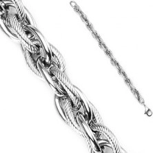 Stainless steel bracelet - chain style