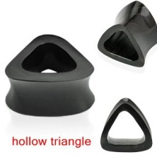 Hollow triangle ear tunnel