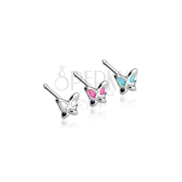Nose flat stud butterfly