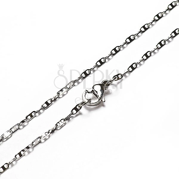 Chain made of steel - oval with two holes