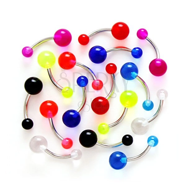 Belly ring - UV ball beads