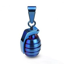Hand grenade steel pendant