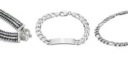 Silver bracelets for men