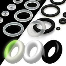 Spare rubber O-rings for piercings