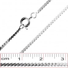 Chain made of stainless steel - S links, 1,4 mm