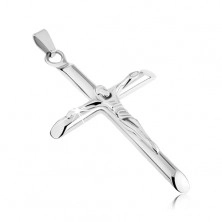 Stainless steel pendant - Jesus Christ on cross