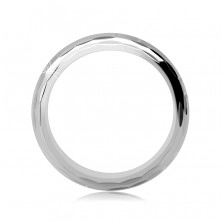 Silver ring, 925 - notches in L shape forming labyrinth