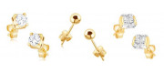 Gold earrings for men