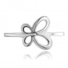 Silver ring, 925 - butterfly wings